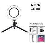 10 inch ring light with tripod LED Ring Light Selfie Ring Light with Stand for Youtube tik tok Live lighting photography TheBridalShop.au