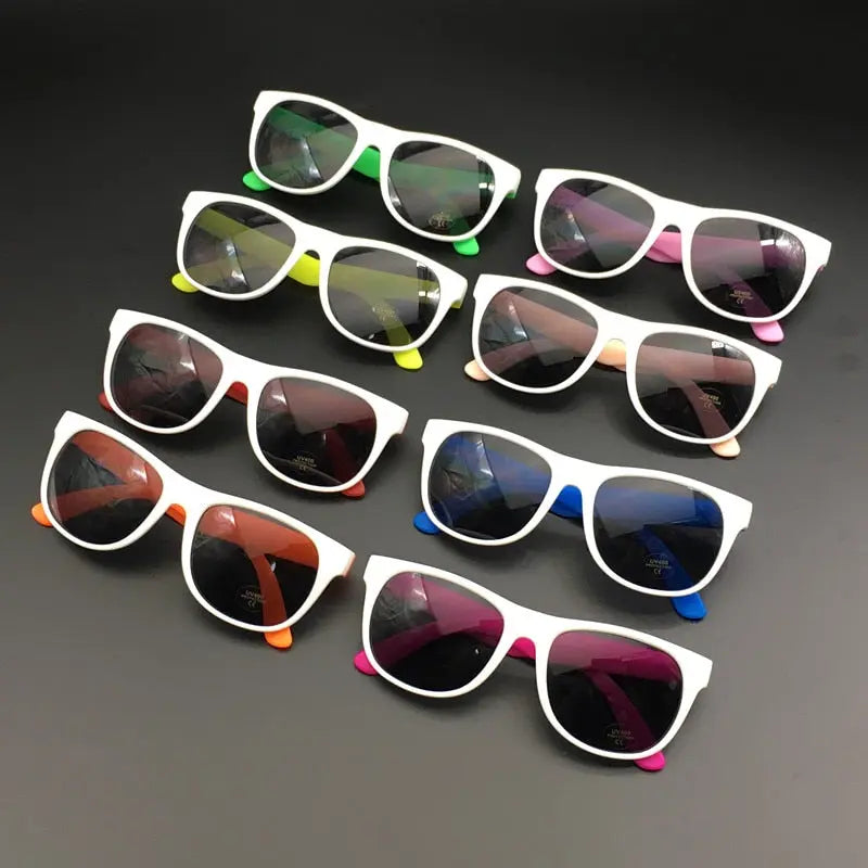 24 Pairs Custom Made Classic 80&#39;s Style Neon Sunglasses Wedding Favors Party Gifts Goody Bag Favors Colorful Party Sunglasses TheBridalShop