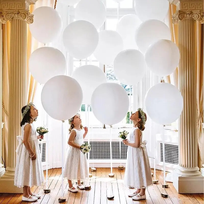 5/10/12/18/36inch White Latex Balloon Baby Shower Wedding Decoration Balls Arch Backdrop Photography Birthday Party Decor Globos TheBridalShop.au