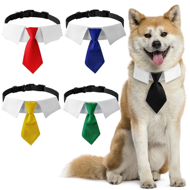 Adjustable Dog Necktie Pet Holiday Weddings Bow Tie  Puppy Cat Grooming Formal Tie Comfortable Dog Suit Collar Pet Accessories TheBridalShop.au
