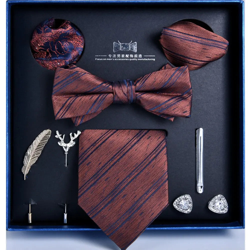 Neck Tie men ties designer gifts for men Necktie men ties designer Professional Business box suit Groom&#39;s wedding birthday gift TheBridalShop.au