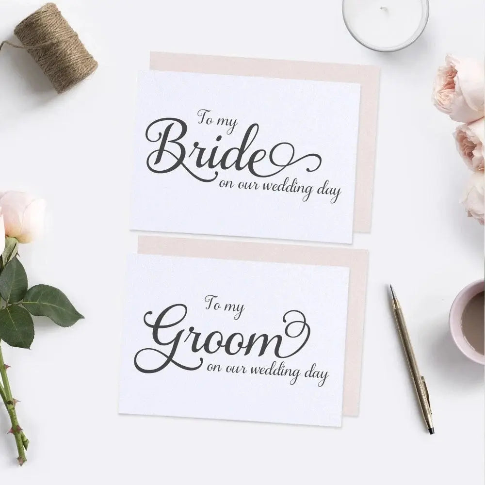 To My Groom Gift Sticker  Wedding Day Sticker from Bride  Modern Party Personalized Name Sticker Gift (just sticker,no card) TheBridalShop.au